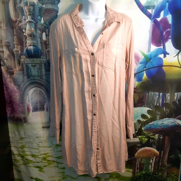 Merona Dresses & Skirts - 🪶merona button down pink dress